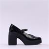Wonders Lady Bold Mary Jane Heel - Black Patent